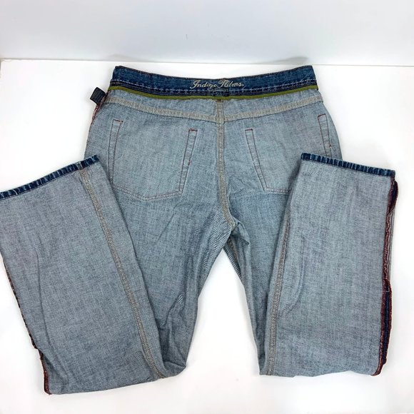 Vintage Tommy Bahama Indigo Palms Men's Bootcut Medium Wash Jeans 38/32 - Picture 14 of 16